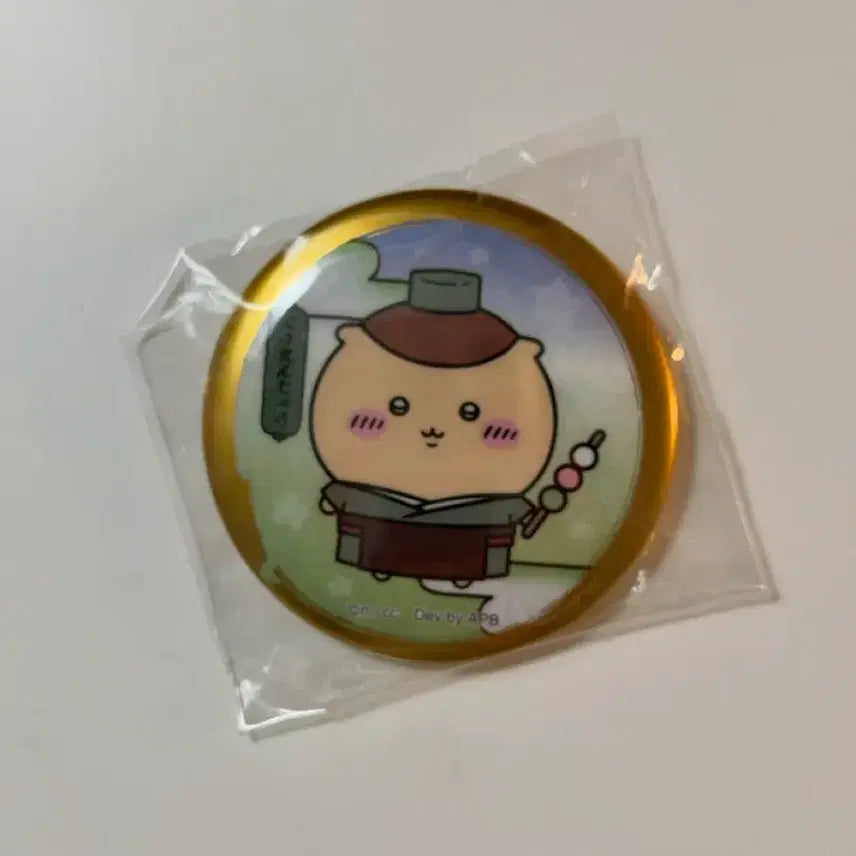 [BUNJANG] Chiikawa Pocket Edo Kurimanju Can Badge / 치이카와 포켓 에도 쿠리만쥬 캔뱃지