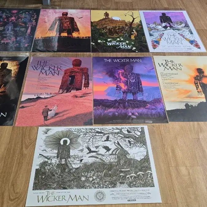 [BUNJANG] The Wicker Man: Final Cut A3 Poster Set (11 Types) / 위커 맨:파이널 컷 A3포스터 11종 일괄 팝니다
