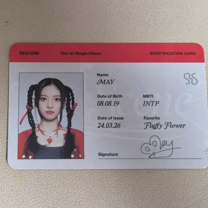 [BUNJANG] Rescene MAY ID Card Photocard / 리센느 메이 rescene id 아이디 카드 MAY 포토카드 포카