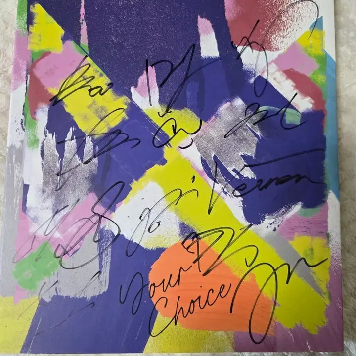 [BUNJANG] Seventeen Your Choice Signed Album / 택포) 세븐틴 유얼초이스 친필 싸인 앨범 판매