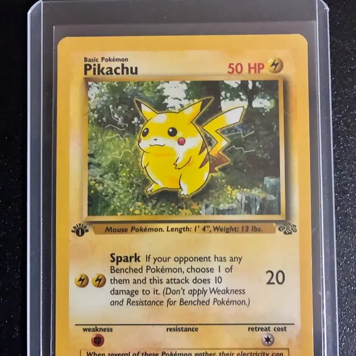 [BUNJANG] Pikachu 1999 First Edition Stamp Card / 초판 스탬프 국내유일매물 피카츄 1999
