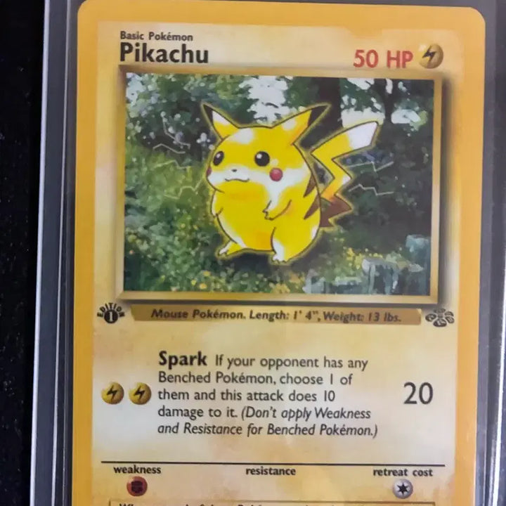 [BUNJANG] Pikachu 1999 First Edition Stamp Card / 초판 스탬프 국내유일매물 피카츄 1999