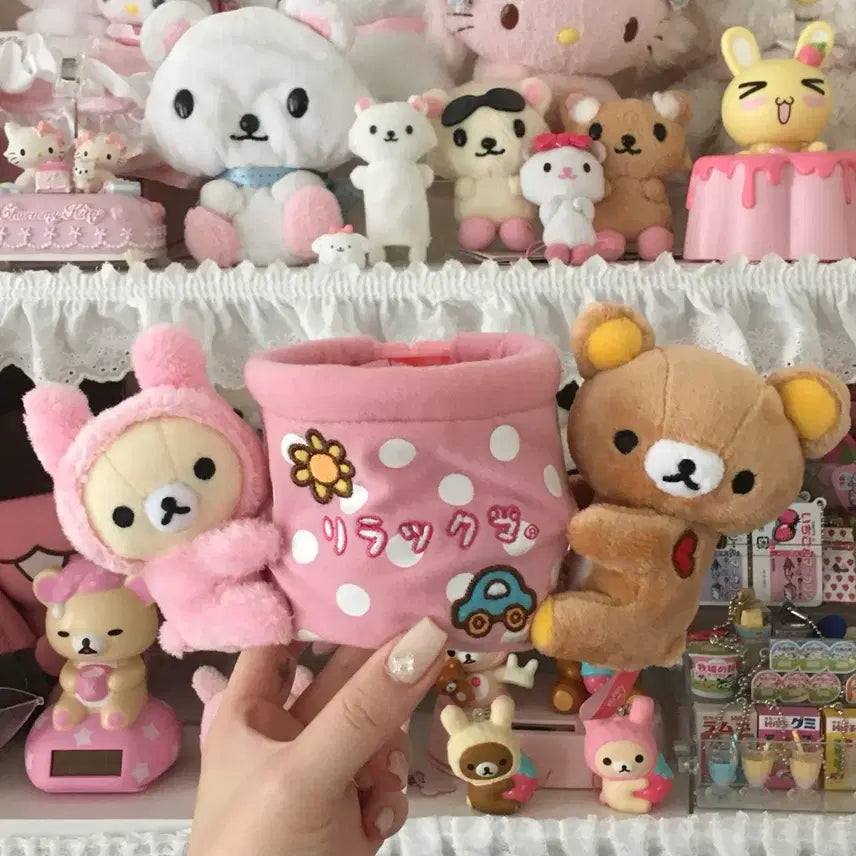 [BUNJANG] Rilakkuma Classic Pen Holder Multi-purpose Basket / (레어.가격고정) 고전 우사기 코리락쿠마 리락쿠마 펜꽂이 다용도 포켓 바구니