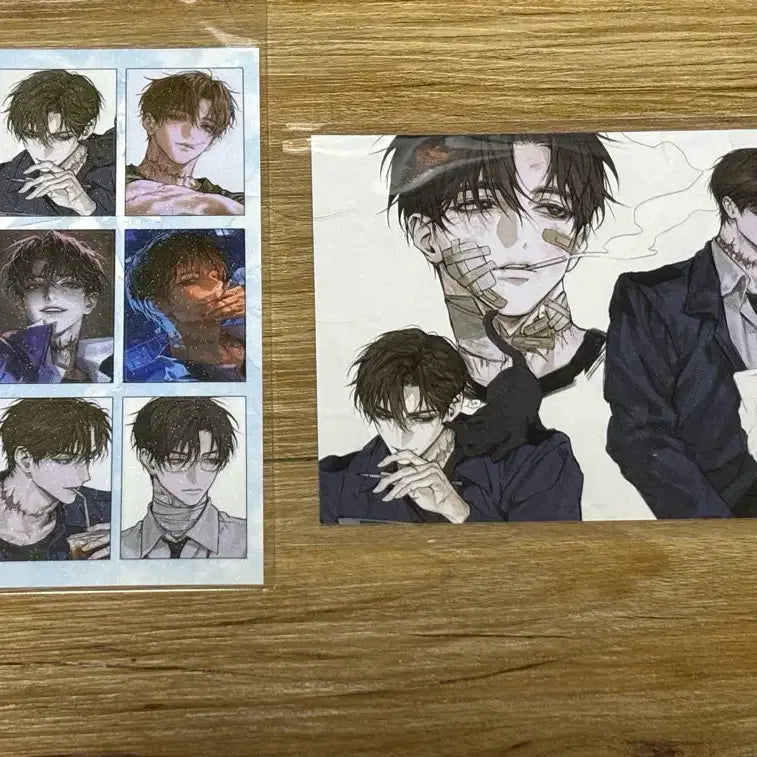 [BUNJANG] Choi Yoewon Matte Pearl Sticker Postcard / 괴담출근 괴출 최요원 매트펄 스티커 엽서