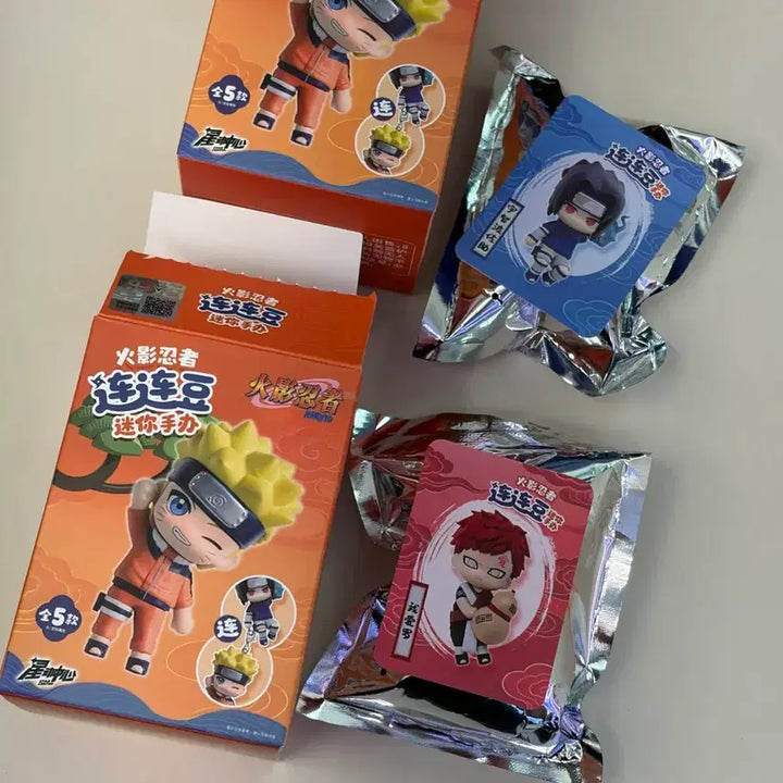 [BUNJANG] Naruto Shippuden Mascot Figure Set (Gaara, Sasuke) / 나루토 대롱대롱 피규어 가아라, 사스케 일괄/ 나루토 대롱가챠