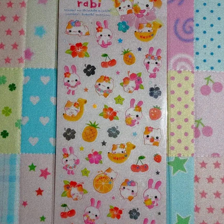 [BUNJANG] Classic Rabbit Ham Sticker / 고전 토끼 햄 스티커