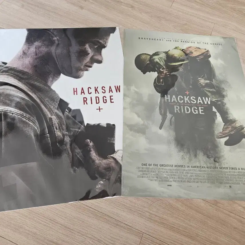 [BUNJANG] Hacksaw Ridge A3 Poster Set / 핵소 고지 2주차 주중 + 주말 포스터 | 핵소고지