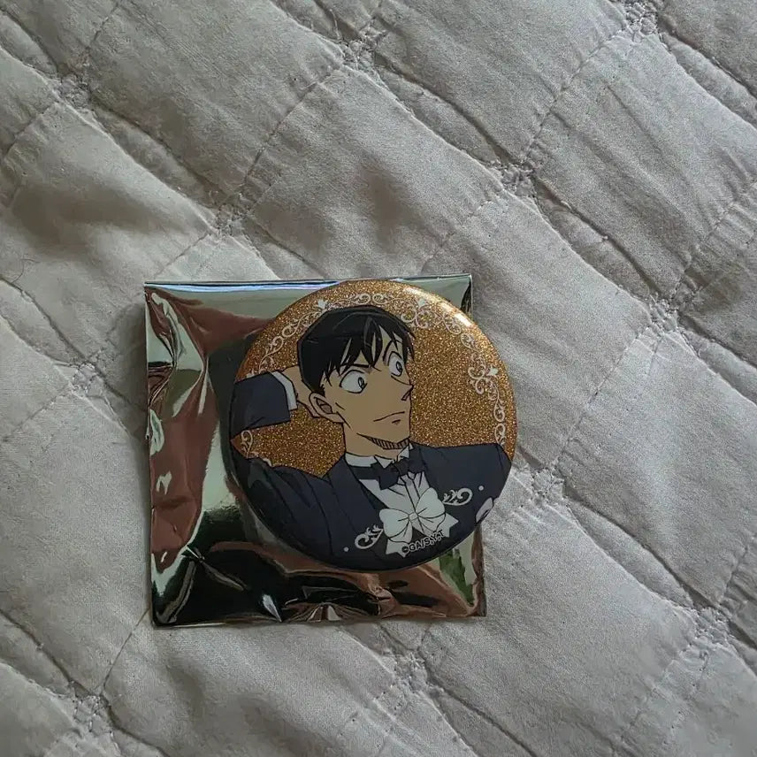 [BUNJANG] Detective Conan New Line Tin Badge / 명탐정 코난 캔뱃지 신형선