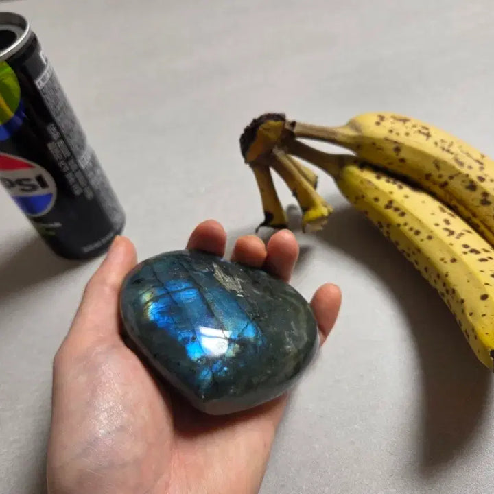 [BUNJANG] Heart Labradorite Raw Stone / 하트 래브라도라이트(라브라도라이트) 원석