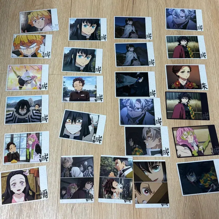 [BUNJANG] Demon Slayer Highlight Pick Card Bundle (24 pcs) / 귀멸의 칼날 하이라이트픽 카드 일괄 24장