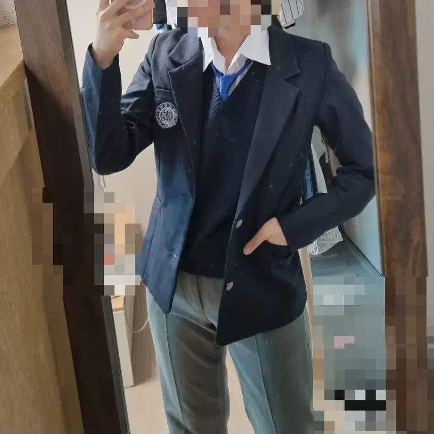 [BUNJANG] Garbage Time Jisanggo Uniform Dongbok Gihahho Cosplay Set / 가비지타임 지상고 교복 동복 기상호 코스프레 판매합니다