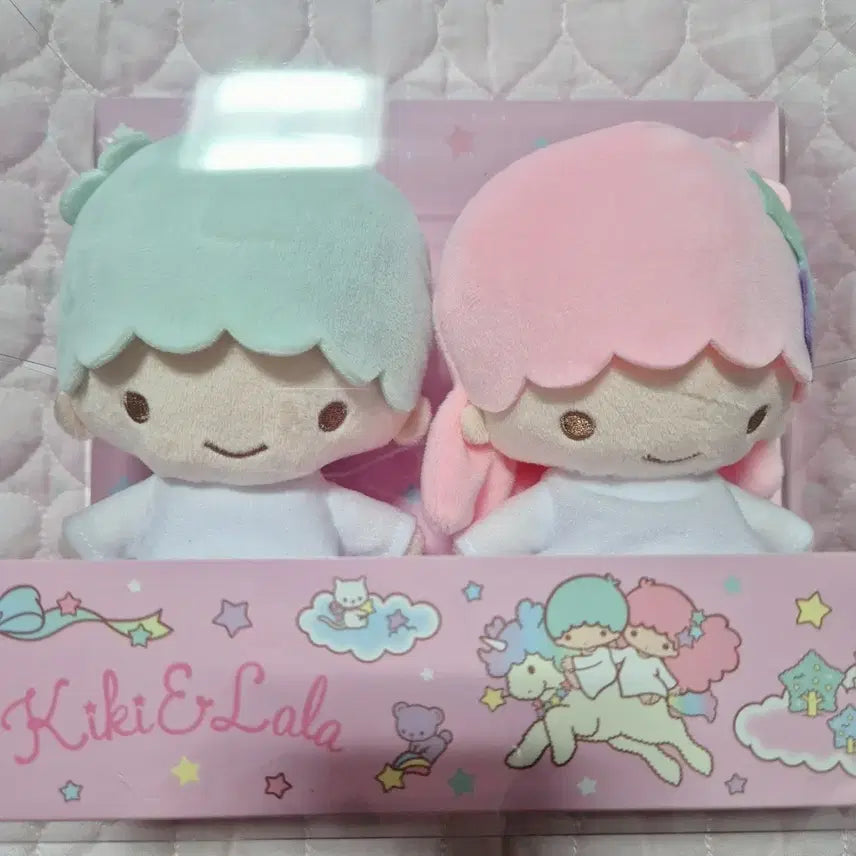 [BUNJANG] Kiki &amp; Lala "Kiranui" Plush Set (Sealed) / (미개봉 새제품) 키키라라 인형 세트 (키라누이)