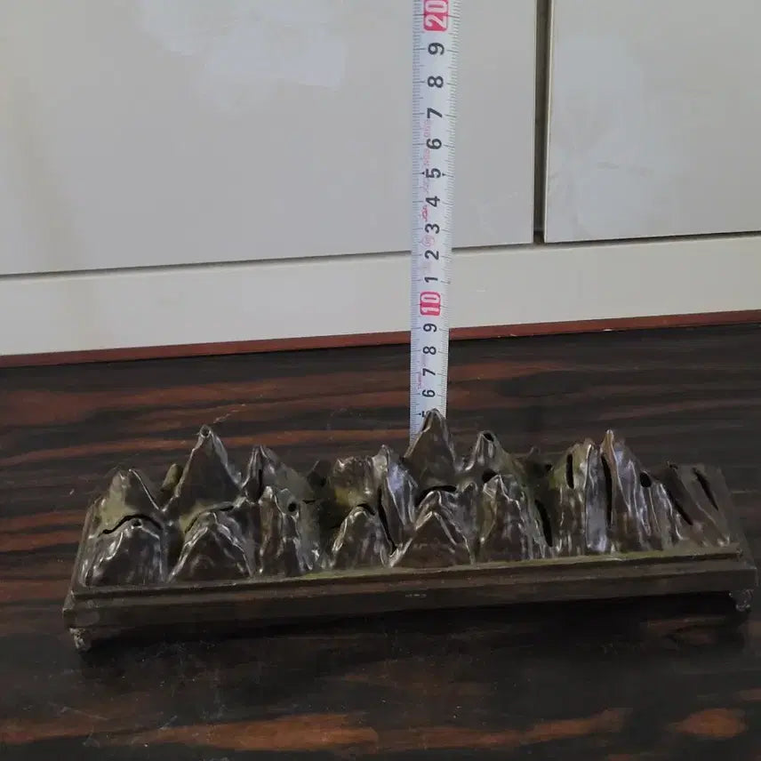 [BUNJANG] Landscape Pattern Bronze Incense Burner / 산수 문양 적동 향로