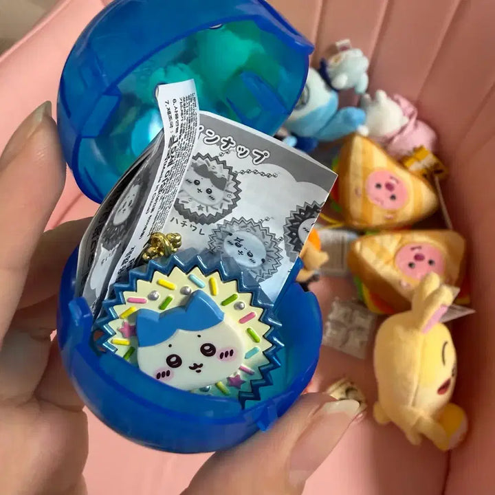 [BUNJANG] Hachiware Chocolate Capsule Toy Keychain / 먼작귀 하치와레 초콜릿 캡슐 토이 키링