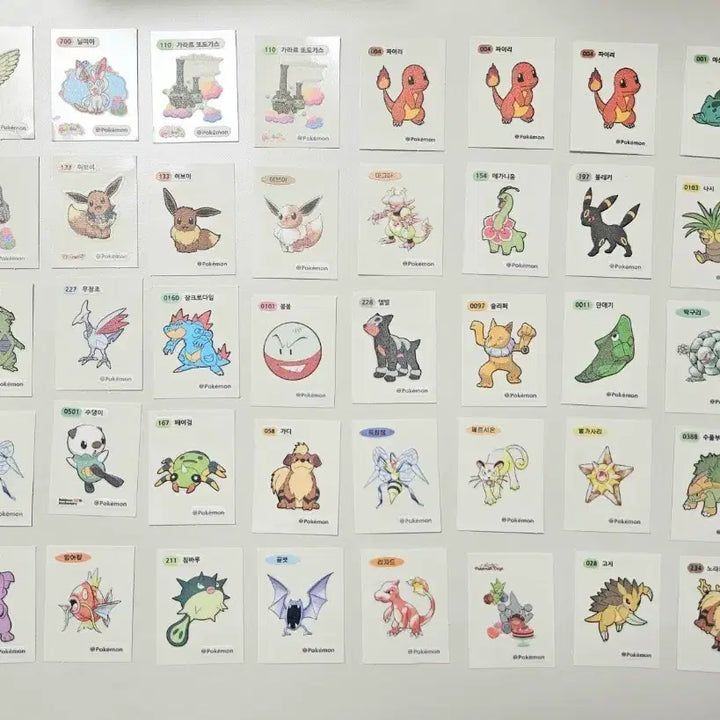 [BUNJANG] Pokemon Sticker Bundle Set / 포켓몬 띠부씰 일괄