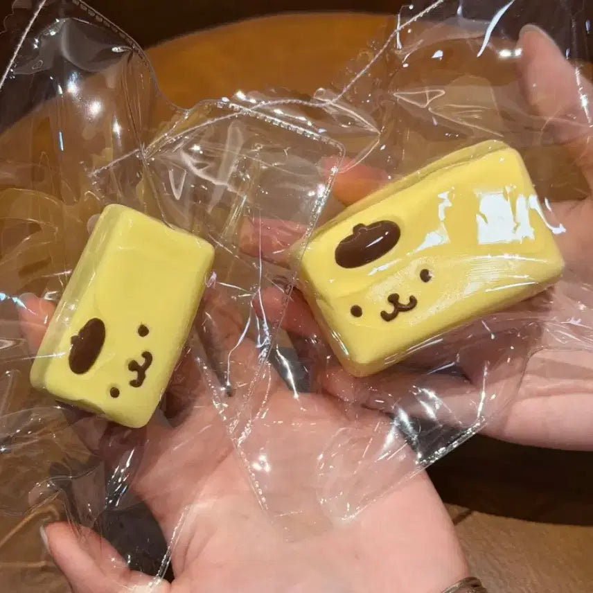 [BUNJANG] Mini Pompompurin Square Jelly (Yanggaeng) Squishy / 미니 폼폼푸린 사각 양갱 말랑이 새상품