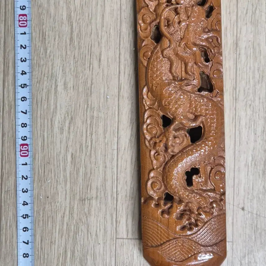 [BUNJANG] Embossed Dragon (Taegeuk) Scarf / 양각 용 문양(태극) 목도 (714) (운임비 따로)