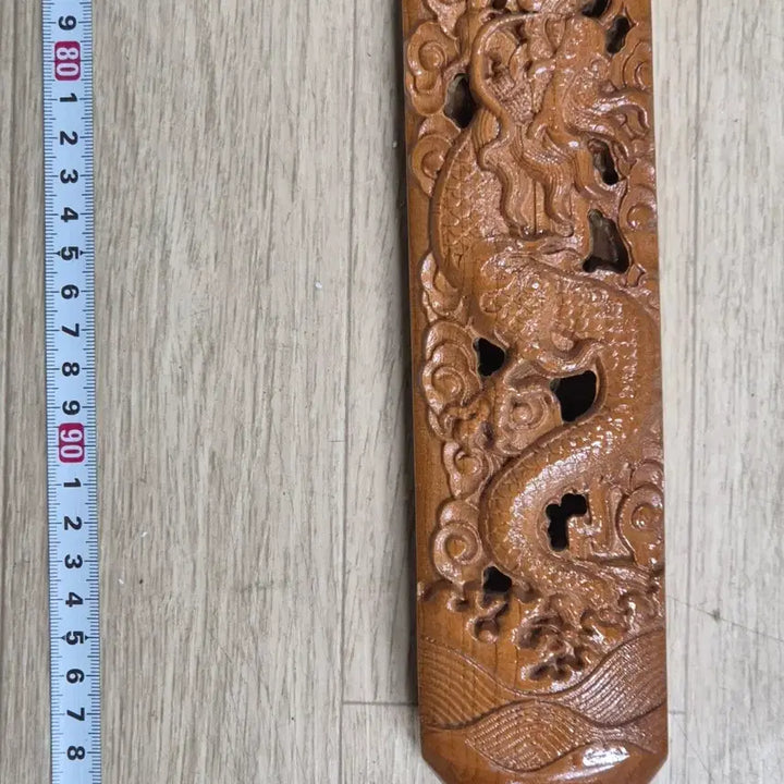 [BUNJANG] Embossed Dragon (Taegeuk) Scarf / 양각 용 문양(태극) 목도 (714) (운임비 따로)