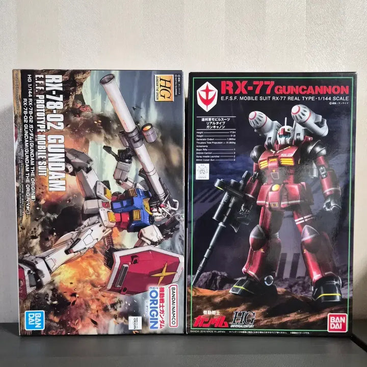 [BUNJANG] HG The Origin Guncannon 1/144 Scale Model Kit / HG 디오리진 건담 / 리얼타입 건캐논 1/144 스케일