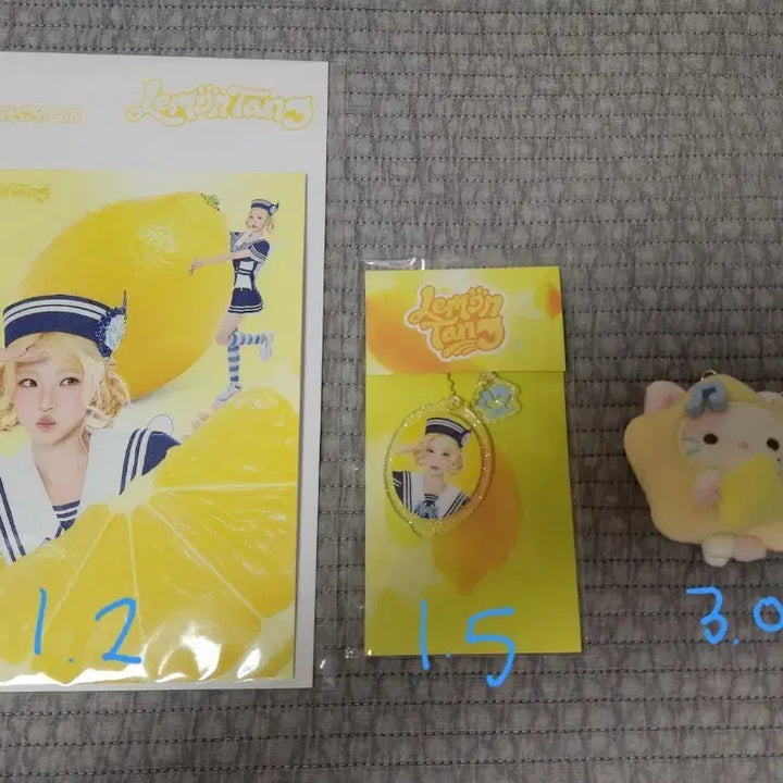 [BUNJANG] HaTuHa Lemon Tang Stella Lemon Doll Acrylic Keyring / 하투하 레몬탱 스텔라 레몬인형 아크릴 키링