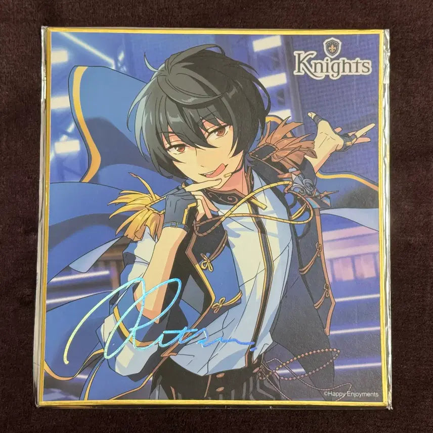 [BUNJANG] Ensemble Stars! Ritsu Sakuma Chuu-Stars Signed Normal Illustration Shikishi / 앙스타 사쿠마 리츠 중스타 사인 통상 일러스트 일러 색지 앙상블스타즈 나이츠