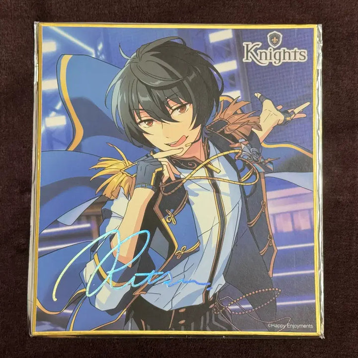 [BUNJANG] Ensemble Stars! Ritsu Sakuma Chuu-Stars Signed Normal Illustration Shikishi / 앙스타 사쿠마 리츠 중스타 사인 통상 일러스트 일러 색지 앙상블스타즈 나이츠