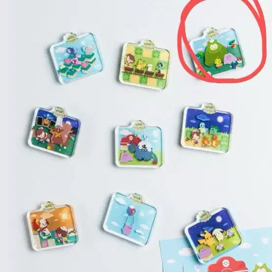 [BUNJANG] PocoPIA Acrylic Magnet Moshi Manbo Sealed / 무신사 포코피아 아크릴 마그넷 이끼만보 미개봉