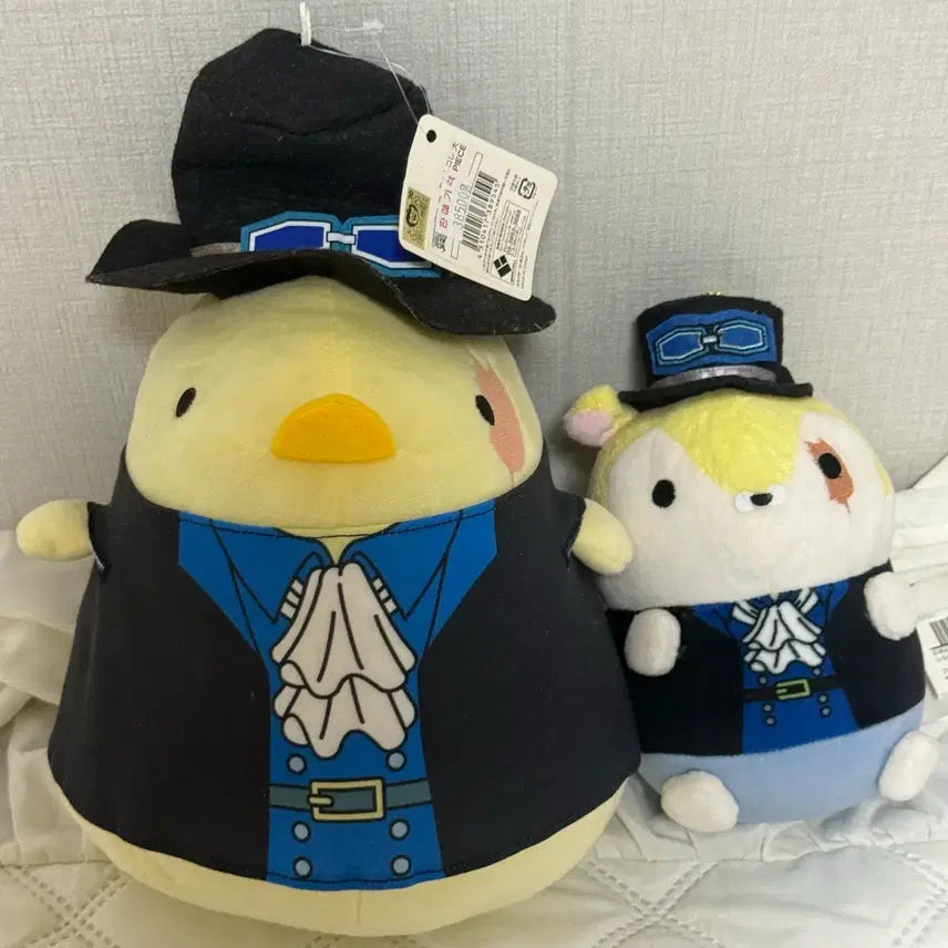 [BUNJANG] One Piece Sabo Stuffed Doll / 원피스 사보 일괄 인형 누이 츙코레 햄스터 충코레 빅누이