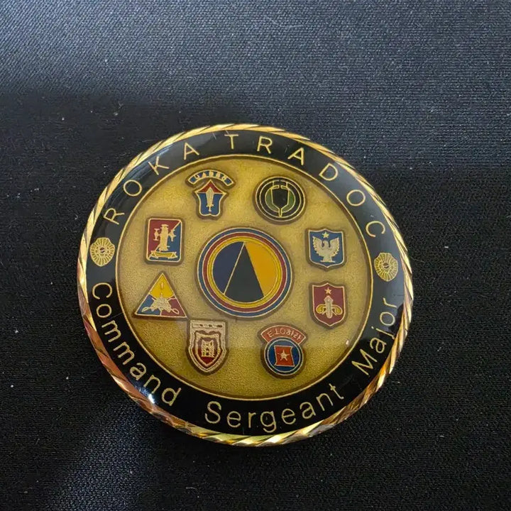 [BUNJANG] Army Training Center Sergeant Major Commemorative Medal / 군대부대메달