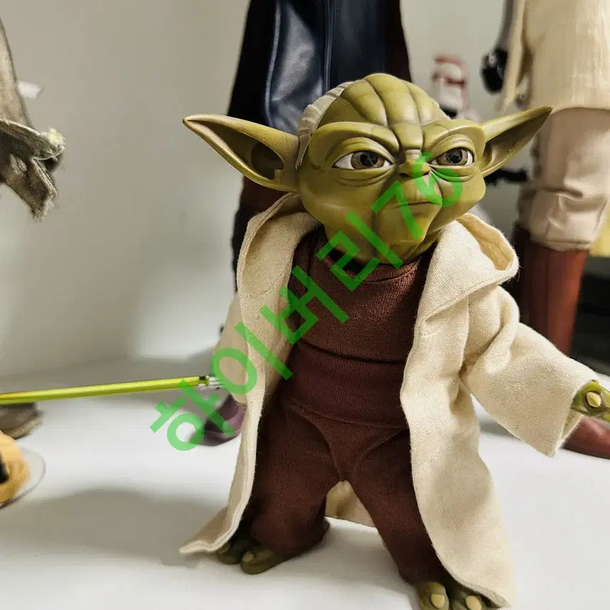 [BUNJANG] Sideshow Star Wars The Clone Wars Yoda Figure (Opened) / 개봉 사이드쇼 스타워즈 100464 요다 클론전쟁