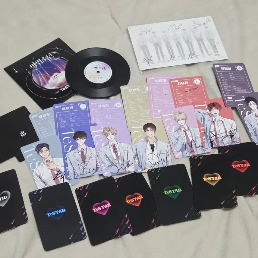 [BUNJANG] Demutged Photocard, CD Coaster, Postcard Bundle Set / 데못죽 테스타 포토카드, CD컵받침, 엽서