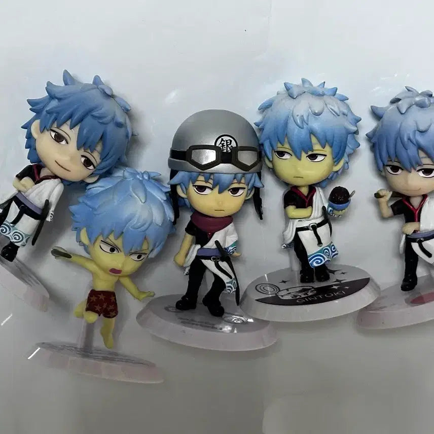 [BUNJANG] Gintama Sakata Gintoki Chibi-Kyun 5-Piece Bundle Set / 은혼 사카타 긴토키 치비큥 5종 일괄