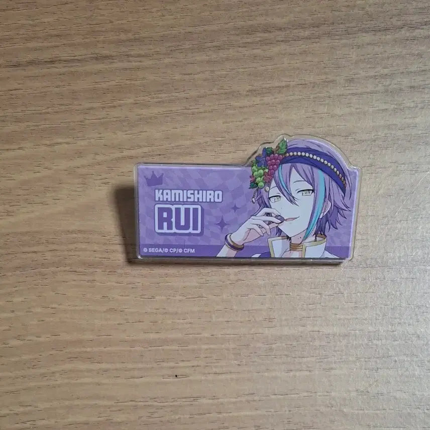 [BUNJANG] Project SEKAI Kamishiro Rui Acrylic Name Tag / 프로젝트 세카이 팝업 아크릴 명찰 카미시로 루이