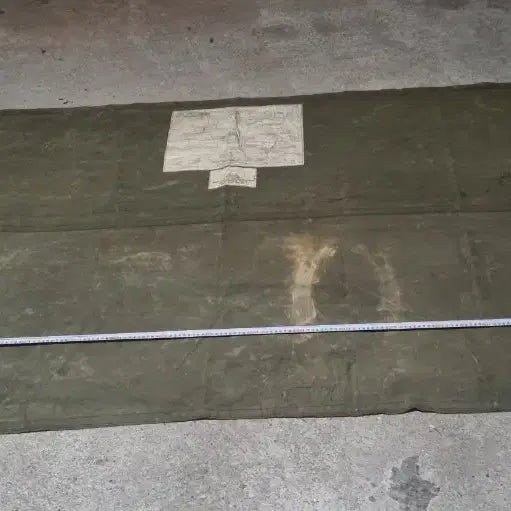 [BUNJANG] US Military Canvas Fabric Stencil Decor / 미군 캔버스천