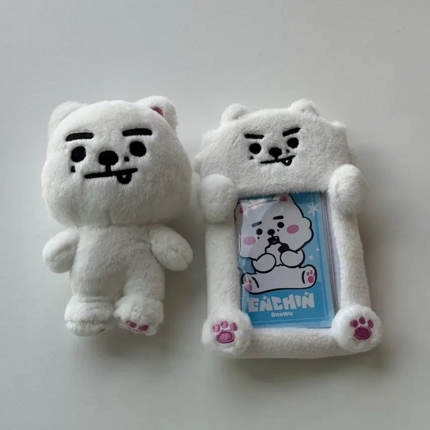 [BUNJANG] ENCHAMPION SNOWY Sunghoon Photocard Holder Bundle Set / 새상품) 엔친 스노위 성훈 인형 포카 홀더 일괄 양도