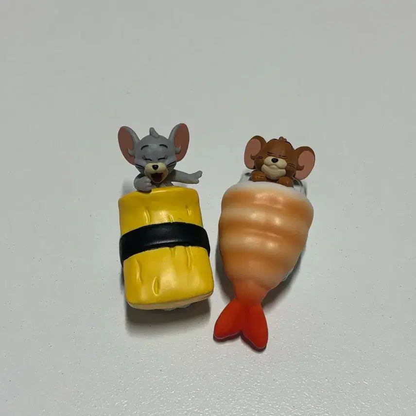 [BUNJANG] Tom and Jerry Sushi Gacha Figure Set / 톰과 제리 초밥 가챠