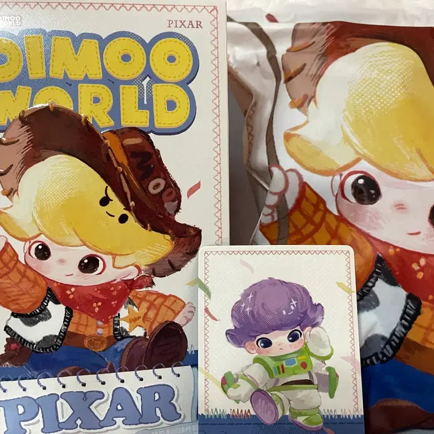 [BUNJANG] Pop Mart Dimoo World Pixar Buzz Lightyear Figure Keychain / 팝마트 디무 월드 픽사 시크릿 버즈 라이트이어 인형키링