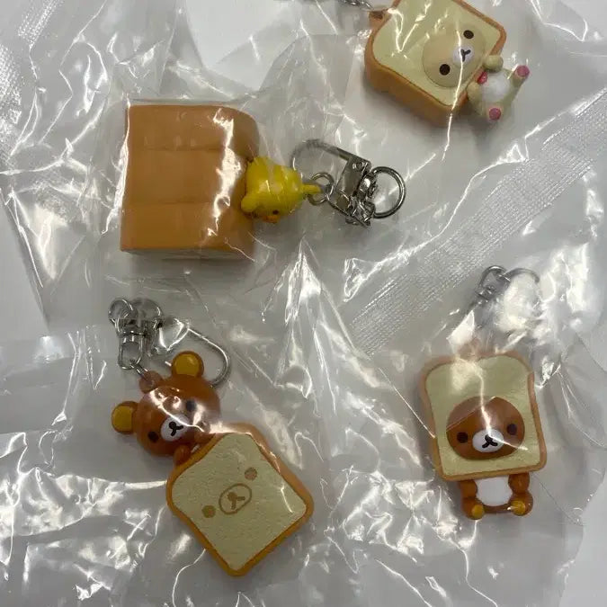 [BUNJANG] Rilakkuma Kiiroitori Korilakkuma Keyring Bundle Set / 일괄 cgv 리락쿠마 키링 코리락쿠마 키이로이토리
