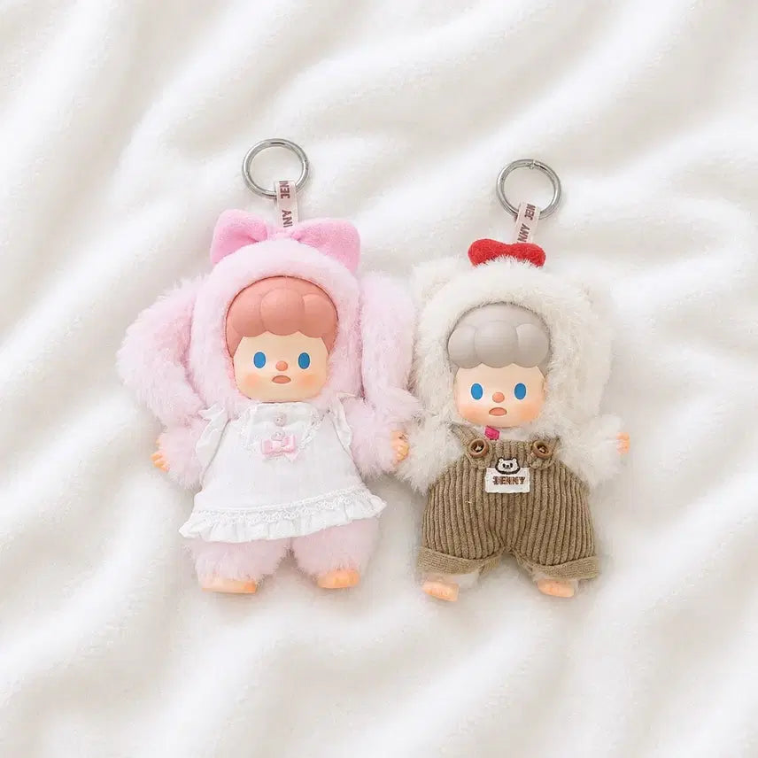 [BUNJANG] Dodo Genie Fantasy Kingdom Doll Keyring Set / 단순개봉)도도제니 판타지킹덤 인형키링 2종일괄