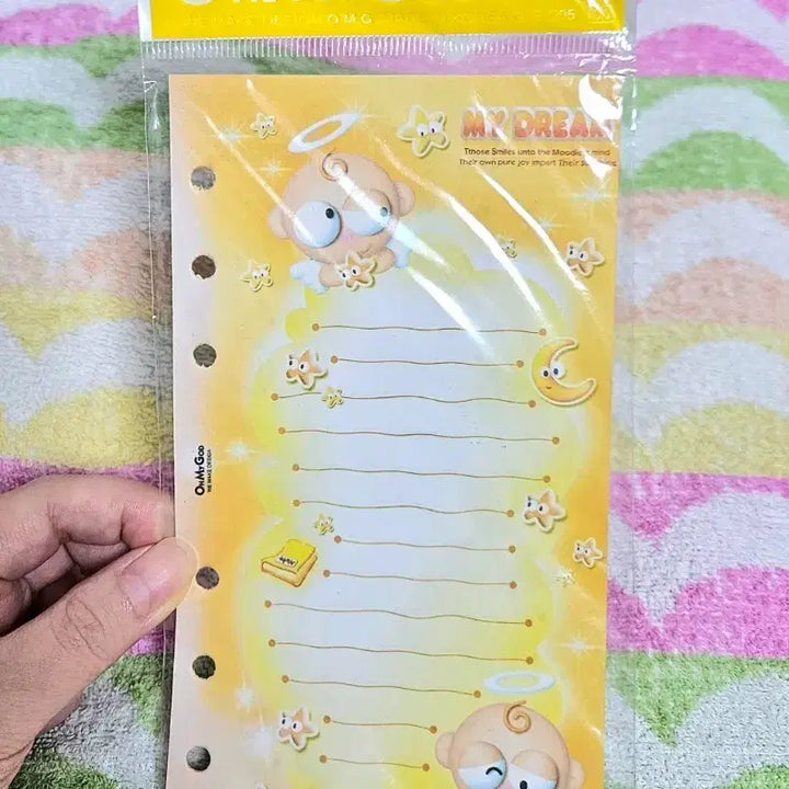 [BUNJANG] Vintage Diary 6-Hole Inserts Baby Angel Design / 고전문구 고전다이어리 6공 속지