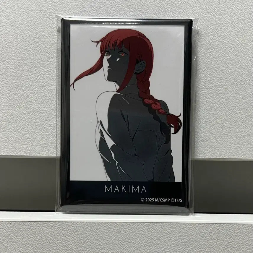 [BUNJANG] Chainsaw Man Makima Square Badge / 체인소맨 (마키마) 스퀘어 캔뱃지 굿즈