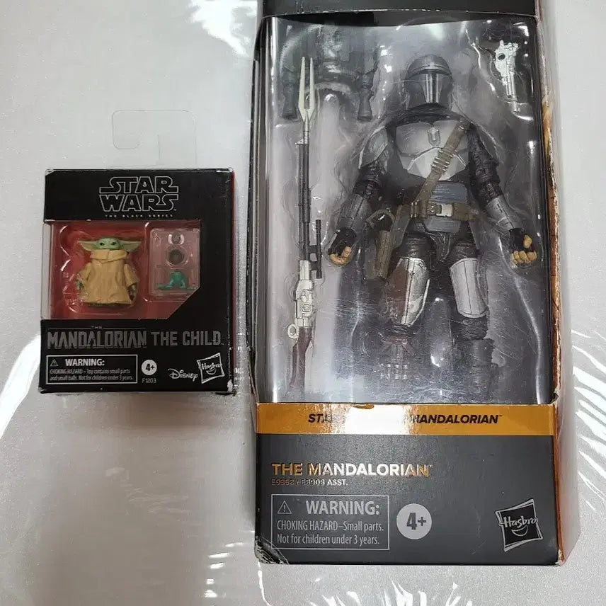 [BUNJANG] Hasbro Black Series Mandalorian &amp; The Child (Grogu) 2-Pack (Sealed) / 해즈브로 블랙시리즈 만달로리안, 더차일드(그로구) 미개봉 2팩