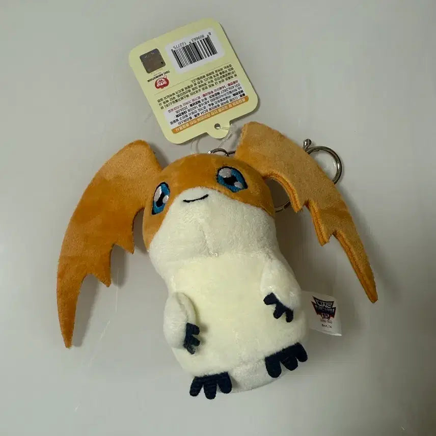[BUNJANG] Digimon Adventure Patamon Plush Keychain / 새상품 정품) 디지몬 어드벤처 파닥몬 인형 키링