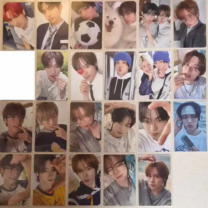 [BUNJANG] TWS ShinYu DoHoon YoungJae HanJin JiHoon KyungMin Bundle Set Photocards / [사진 2장, 40장 일괄] 투어스 포카 포토카드 신유 도훈 영재 한진 지훈 경민