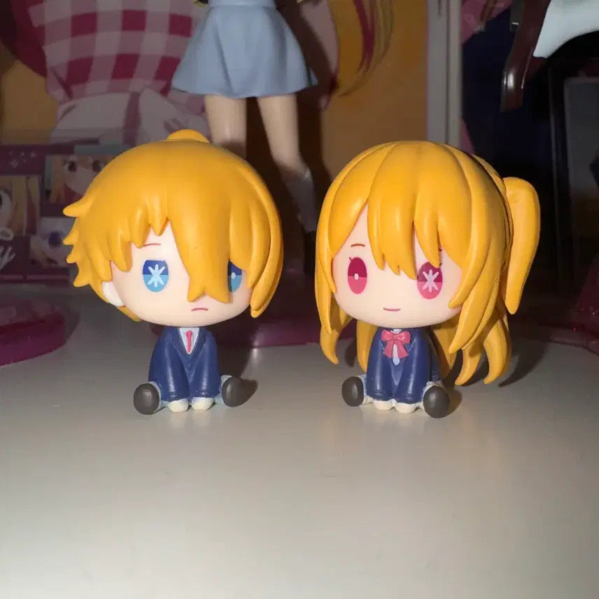[BUNJANG] Oshi no Ko Aqua Ruby School Uniform Version Gacha Figure / 최애의아이 아쿠아 루비 교복 버전 태엽 가챠 피규어