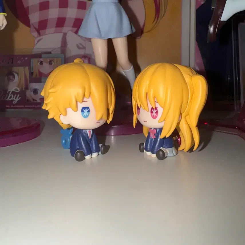[BUNJANG] Oshi no Ko Aqua Ruby School Uniform Version Gacha Figure / 최애의아이 아쿠아 루비 교복 버전 태엽 가챠 피규어