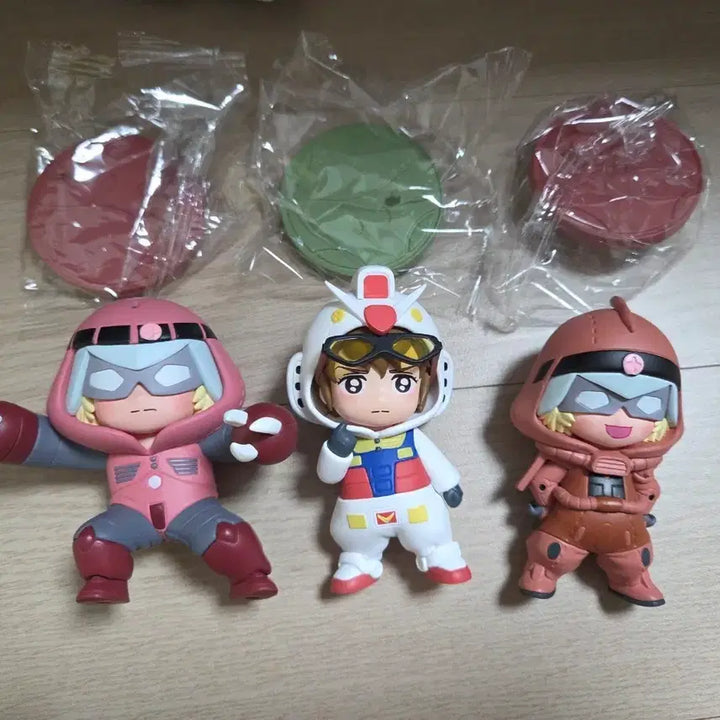 [BUNJANG] Gundam Pajamas Amuro, Char, Char Secret Bundle Set / 일괄)건담 파자마즈 아무로 샤아 샤아시크릿 세트