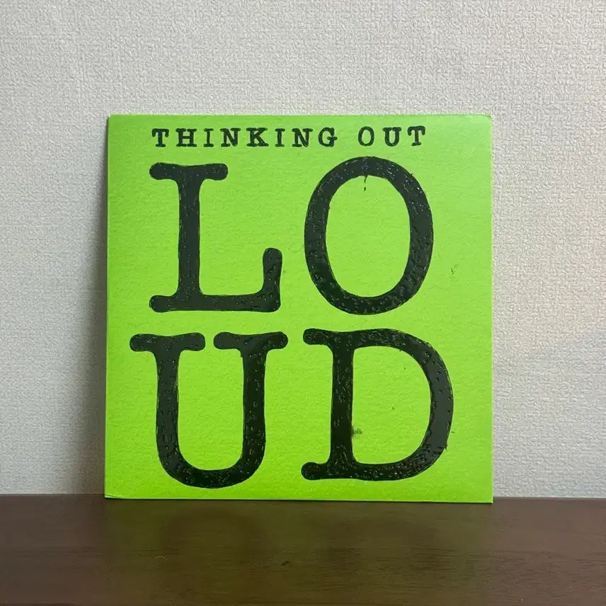 [BUNJANG] Ed Sheeran Thinking Out Loud Single LP / 희귀) 에드시런 싱글 LP Thinking Out Loud