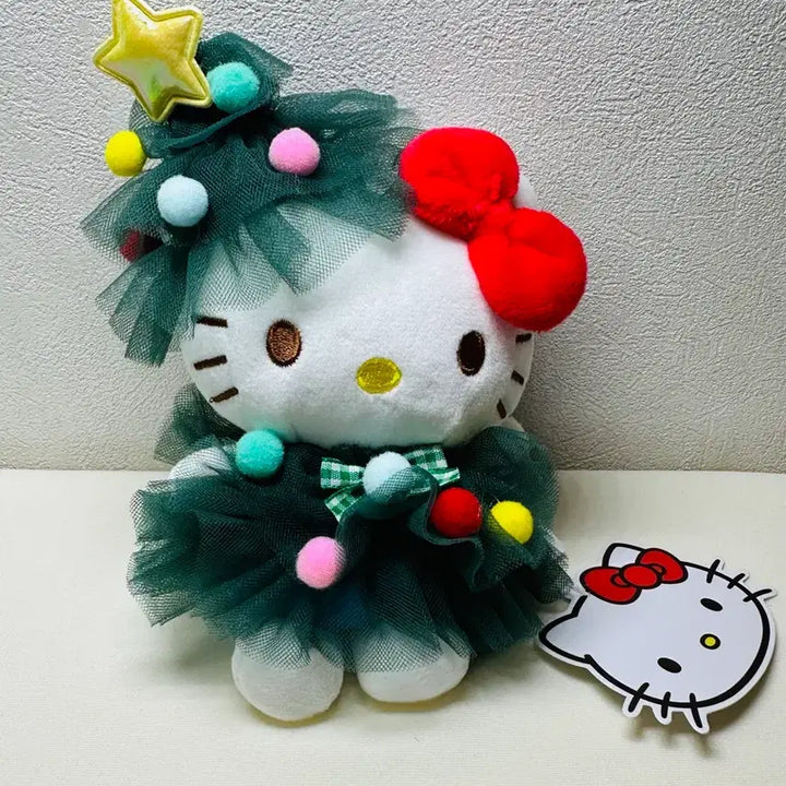 [BUNJANG] Hello Kitty Christmas Tree Doll Keychain / 헬로키티 크리스마스 트리 인형 키링