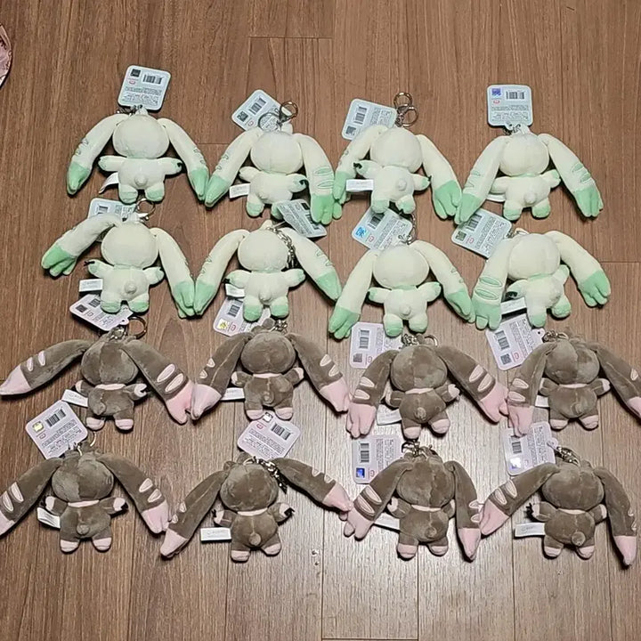 [BUNJANG] Digimon Terriermon &amp; Lopmon 8cm Keychain Set (2 pcs) / (2개 세트) 테리어몬+로프몬 8cm 키링 세트